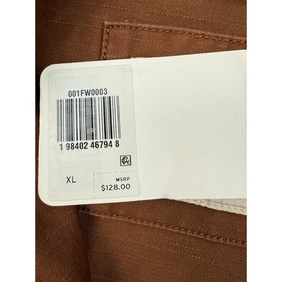 Levi's Women High Collar Button-up Front Karlie Utility Jacket Brown XL NWT - Picture 12 of 16